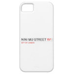 NINI MU STREET  iPhone 5 Cases