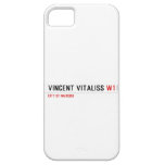 vincent vitaliss  iPhone 5 Cases