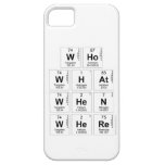 Who
 WHat
 When
 Where  iPhone 5 Cases