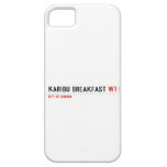 karibu breakfast  iPhone 5 Cases