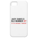 Jack Daniels Old Number  iPhone 5 Cases