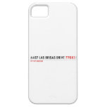 6407 Las Brisas Drive  iPhone 5 Cases