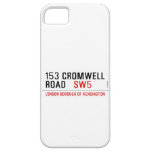153 CROMWELL ROAD    iPhone 5 Cases