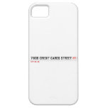 7800 Credit cards street  iPhone 5 Cases