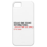SQUAD ONE SOUND INTERNATIONAL   iPhone 5 Cases