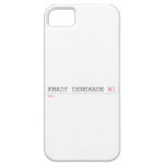 Khady denewade  iPhone 5 Cases