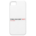 PANDA BEAR COURT  iPhone 5 Cases