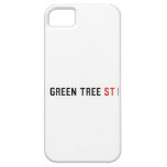 Green Tree  iPhone 5 Cases