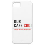 our cafe  iPhone 5 Cases