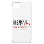 Rhosmaen Street  iPhone 5 Cases