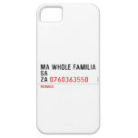 Ma whole familiA Sa Za  iPhone 5 Cases
