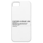 Oxford Avenue  iPhone 5 Cases