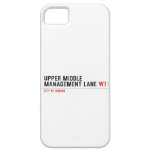 Upper Middle Management Lane  iPhone 5 Cases