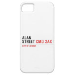 Alan  Street  iPhone 5 Cases