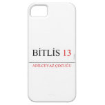 BİTLİS  iPhone 5 Cases