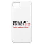 LONDON city genetics  iPhone 5 Cases