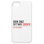 DGN DNZ SFTWR  iPhone 5 Cases