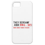 THEY SCREAM'  ABDI  iPhone 5 Cases