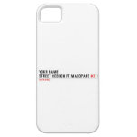Your Name Street HEBRON ft MABOPANE  iPhone 5 Cases