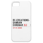 Re-creations- Damian  Chrobak  iPhone 5 Cases