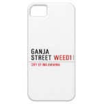 Ganja Street  iPhone 5 Cases
