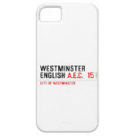 Westminster English  iPhone 5 Cases