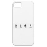 WORK  iPhone 5 Cases