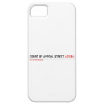 COURT OF APPEAL STREET  iPhone 5 Cases