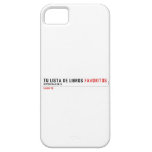 tu LISTA DE libros  iPhone 5 Cases