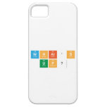 what's 
 up?  iPhone 5 Cases