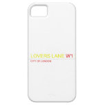 LOVERS LANE  iPhone 5 Cases