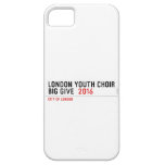 London Youth Choir Big Give   iPhone 5 Cases