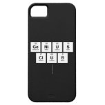 GENIUS
 CLUB
   iPhone 5 Cases
