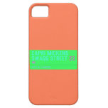 Capri Mickens  Swagg Street  iPhone 5 Cases