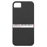  Ejercito st., poblacion, sibulan  iPhone 5 Cases