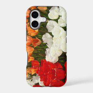 iPhone 5 cases Red White Orange Tulip Flowers