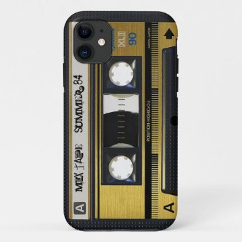 Iphone 5 Cassette Tape Retro Mix Tape Cover 1984 by Sturgils at Zazzle