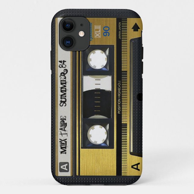 iPhone 5 Cassette Tape Retro Mix Tape Cover 1984 (Back)