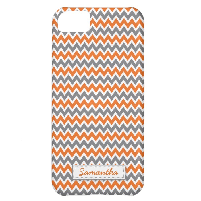 iPhone 5 Chevron Pattern Case Mate Case (orange) iPhone 5C Covers