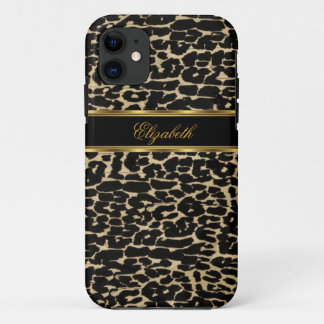 iPhone 5 Elegant Gold Animal Print 11 Case