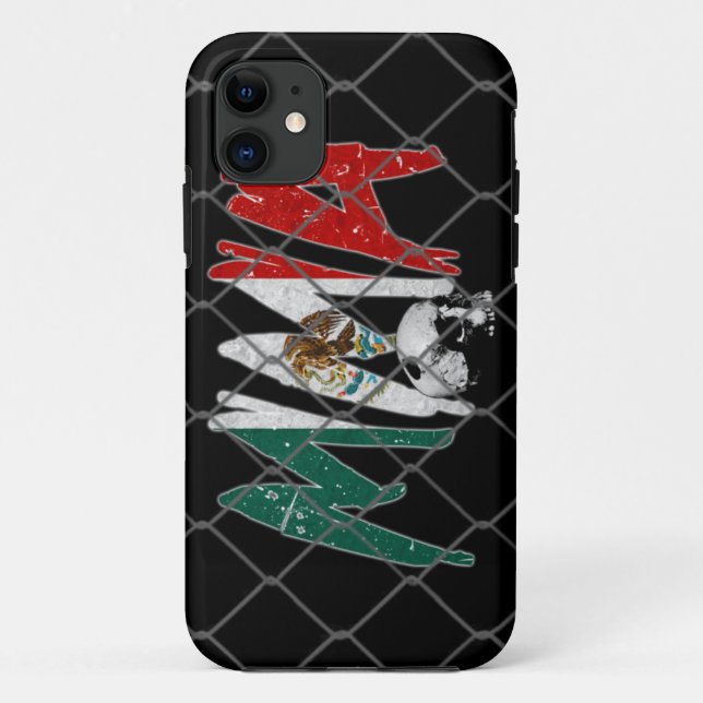 iPhone 5 Mexico MMA Black Case-Mate iPhone Case (Back)