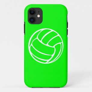 iPhone 5 Volleyball White on Green 11 Case