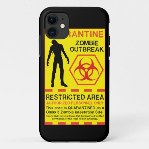 iPhone 5 Zombie Outbreak Case Walking Monster