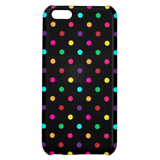 iPhone 5C Case Polka Dot | Zazzle.com