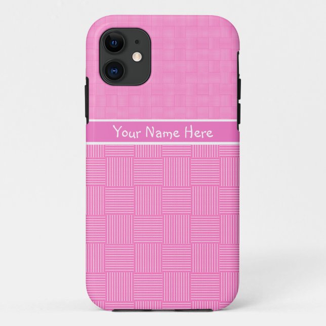 iPhone 5s CaseMate Case to Personalize Pink, White (Back)