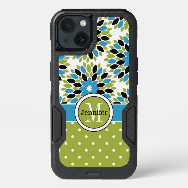 iPhone 6/6s Case | Monogram, Floral, Polka Dots (Back)