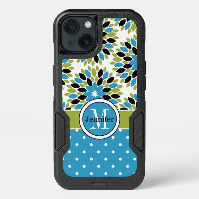 iPhone 6/6s Case | Monogram, Floral, Polka Dots (Back)