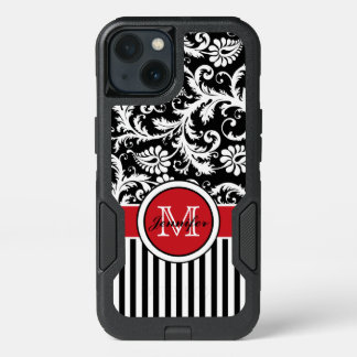 iPhone 6/6s Case | Monogram, Red, Black, White