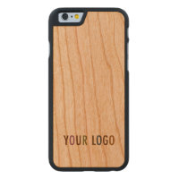 iPhone 6 6s Cherry Wood Case Custom Company Logo