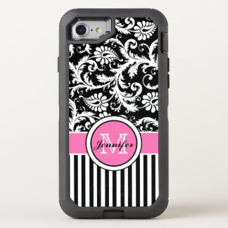 iPhone 6/6s | Monogram, Pink, Black, White